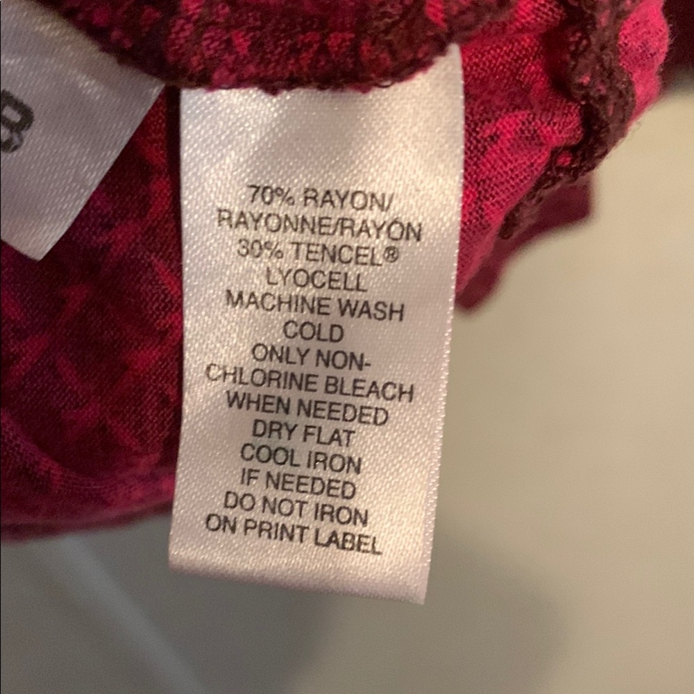 Loft Red Knit Top - Picture 6 of 7